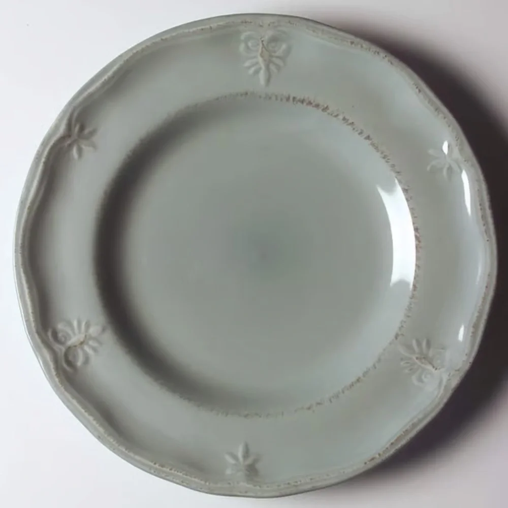 Jeff Banks Churchill Country Craft Sandstone Diner Plate   11.5”Sage